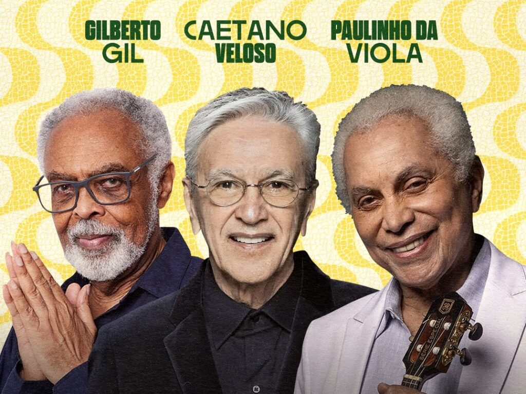 Caetano, Gil e outros artistas fazem novo ato musical no Rio contra ações do Congresso