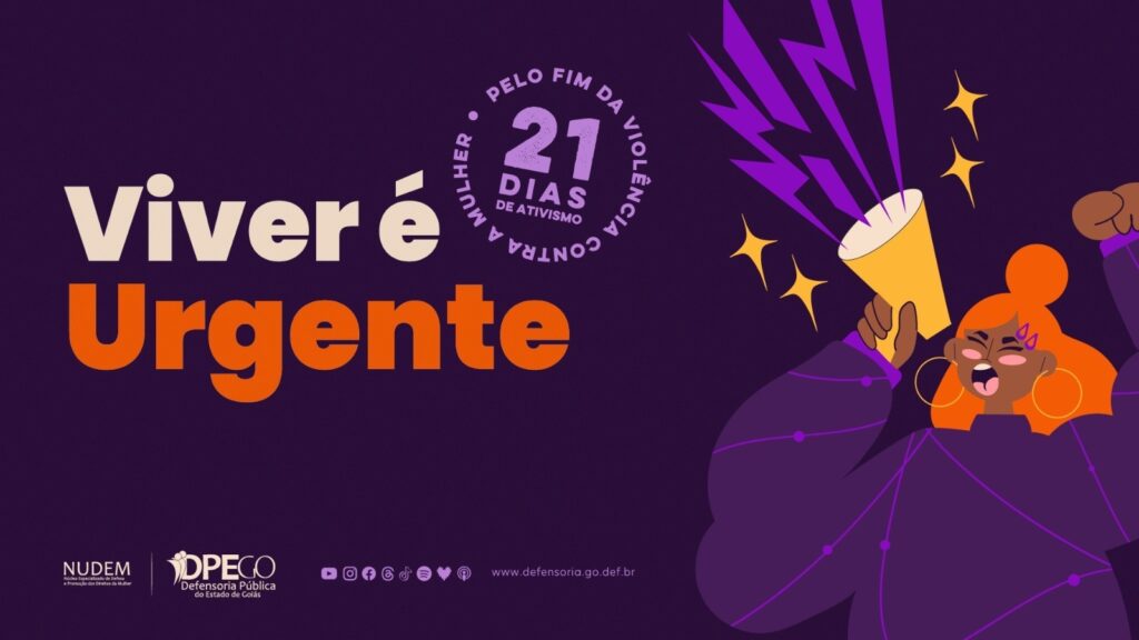 Defensoria Pública de Goiás faz campanha pelo fim da violência contra a mulher