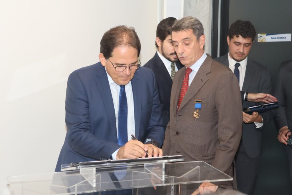 Evento na sede da Fecomércio-GO com Alessandro Cortese (Foto: Leoiran)