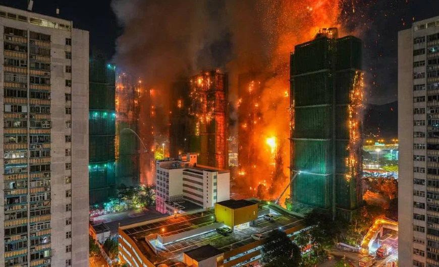 Ao menos 13 pessoas são presas por causa de incêndio que deixou mais de 150 mortos em Hong Kong