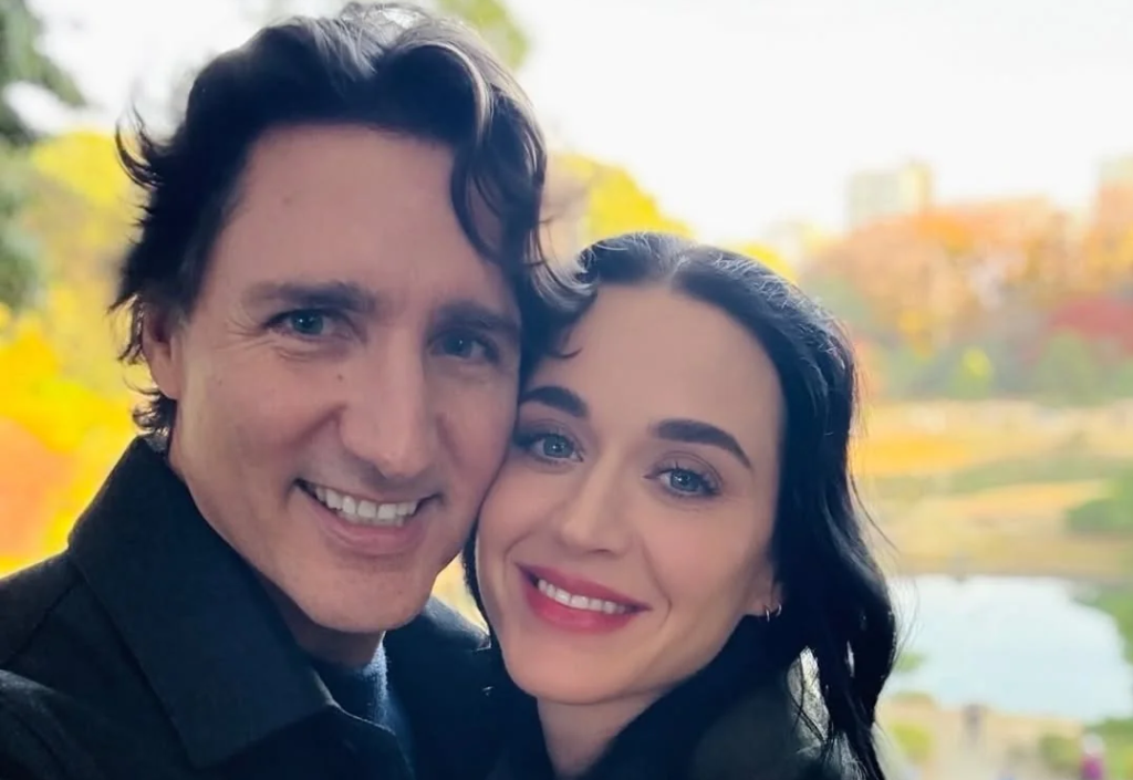 Katy Perry posta selfie e vídeo com Justin Trudeau em viagem ao Japão