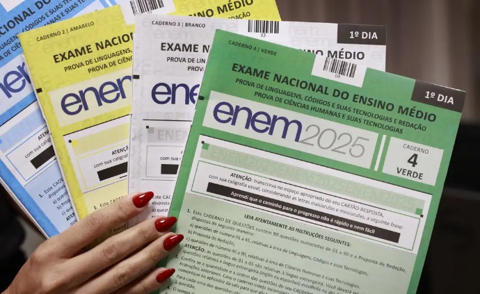 Notas do Enem 2025 já estão disponíveis na internet