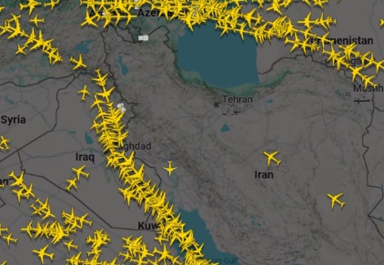 Irã retoma operações no espaço aéreo após suspensão temporária