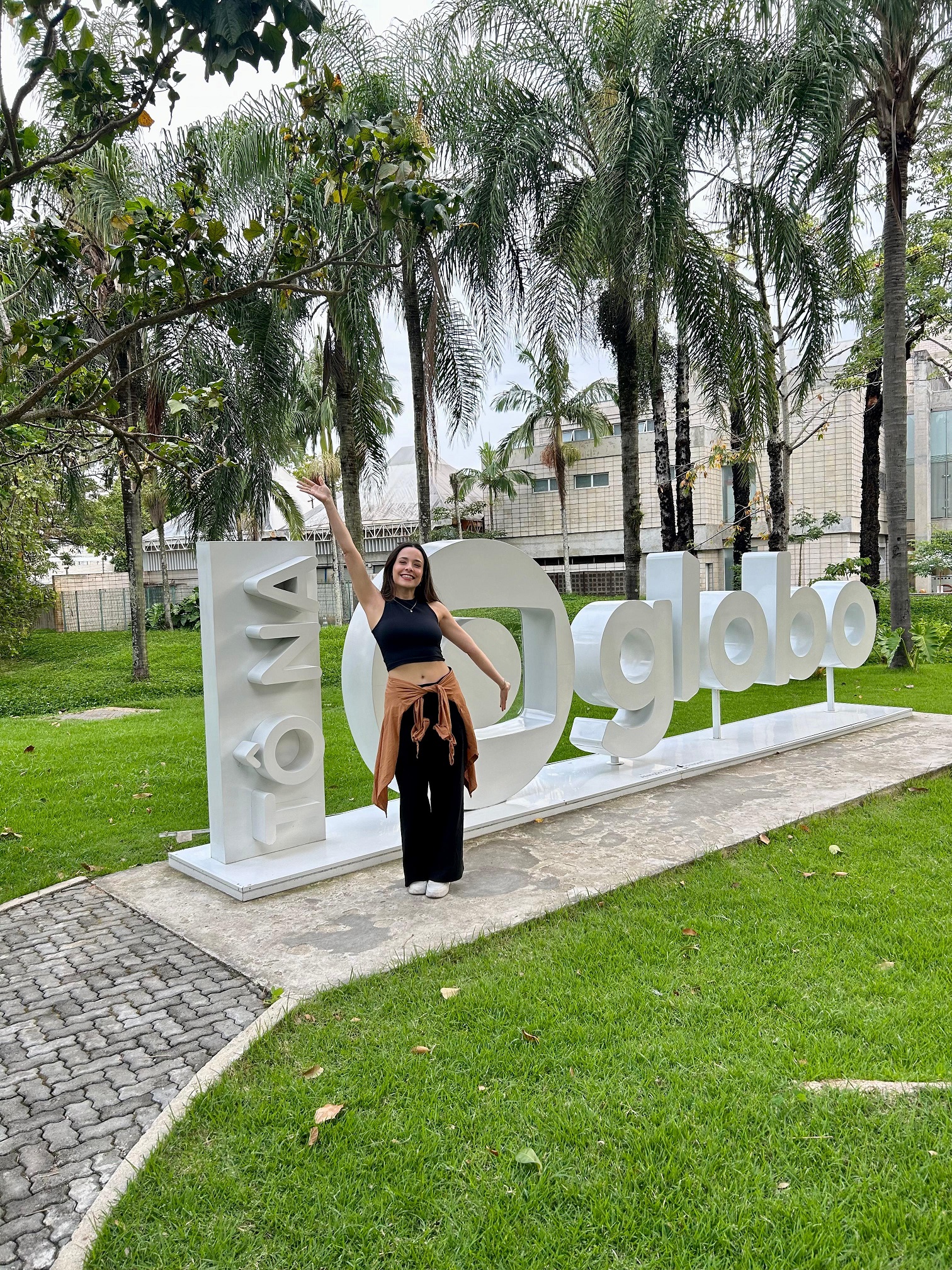 Luísa Guimarães na Globo (foto: divulgação)