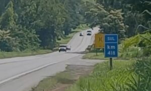 PRF-GO registra 150 flagrantes de ultrapassagens proibidas em 7 dias na BR-414