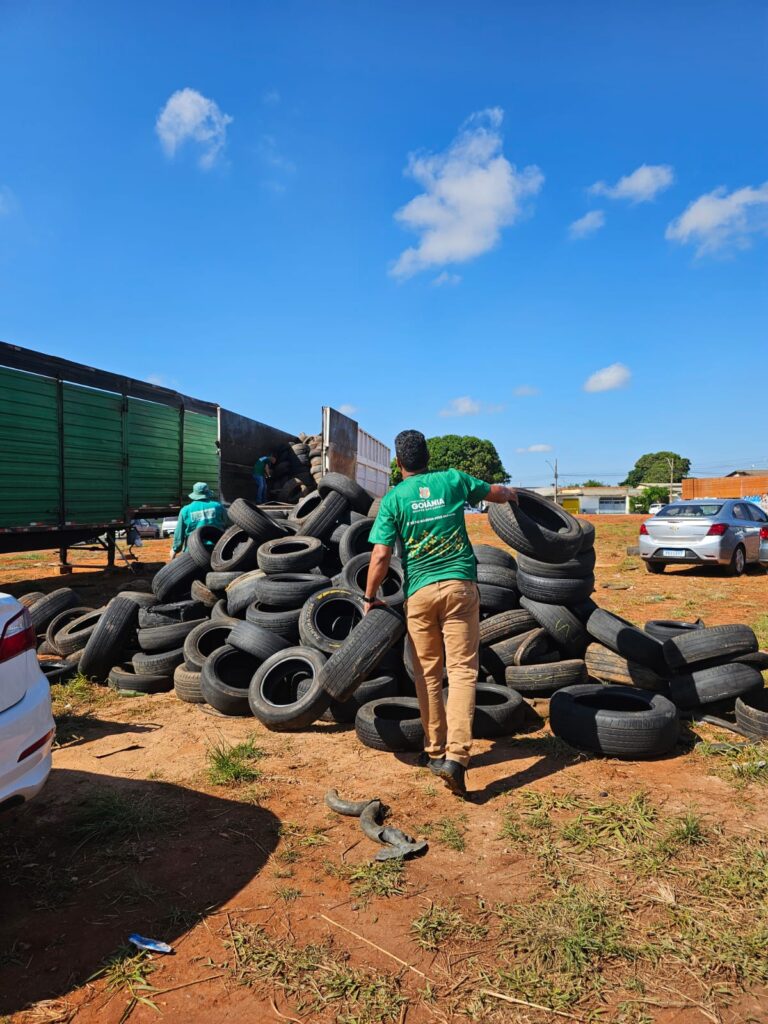 Prefeitura de Goiânia realiza Dia D para recolhimento gratuito de pneus