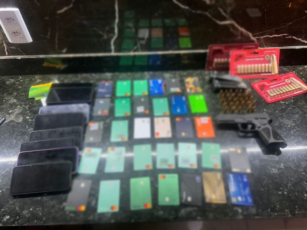 Material apreendido nas buscas (Foto: PCGO)