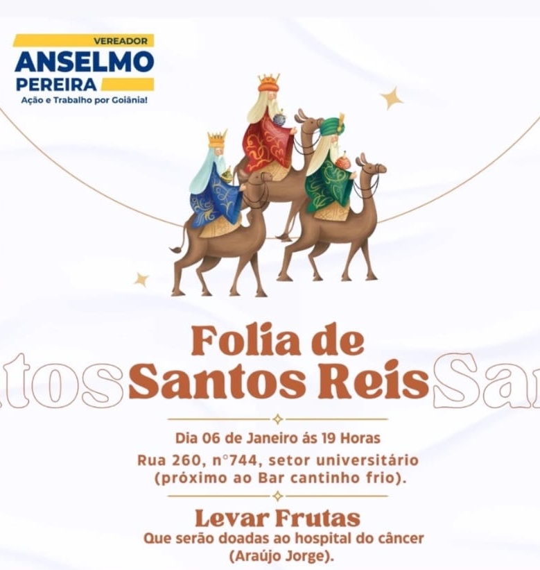 Convite da Folia de Santos Reis (foto: divulgação)