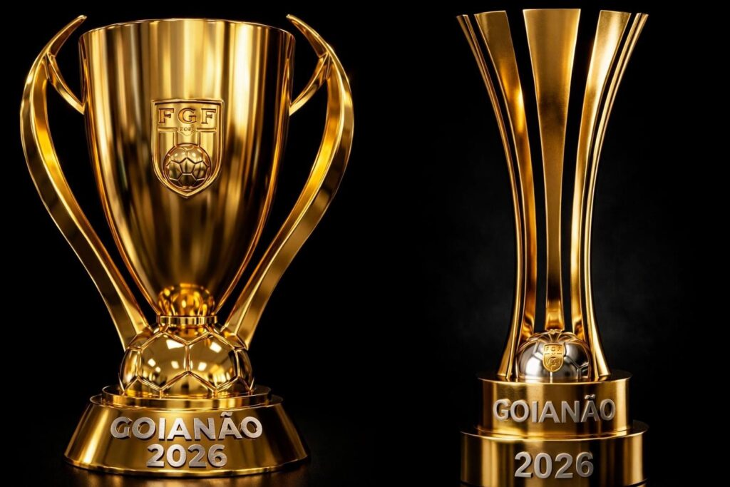 FGF abre votação para que torcedores escolham modelo do troféu do Goianão 2026