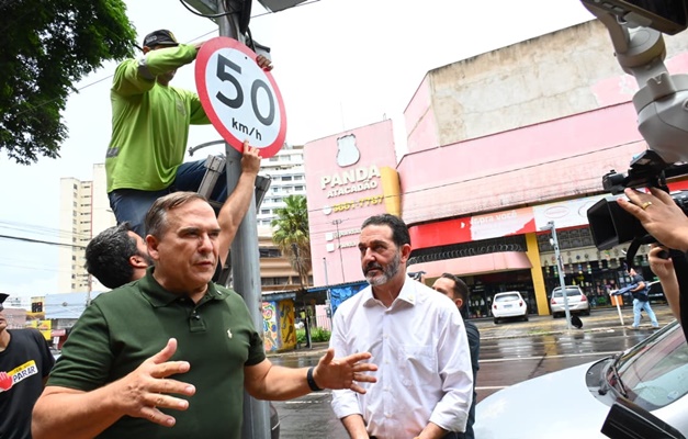 Prefeitura eleva limite de velocidade de 40 km/h para 50 km/h no Centro de Goiânia