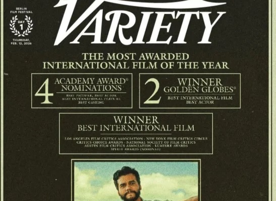 ‘O Agente Secreto’ estampa capa da ‘Variety’ lançada durante o Festival de Berlim