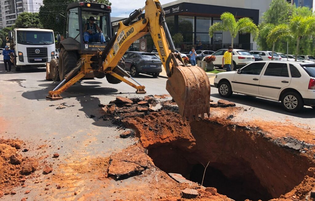 Prefeitura de Goiânia realiza manutenção em vias afetadas pelas chuvas