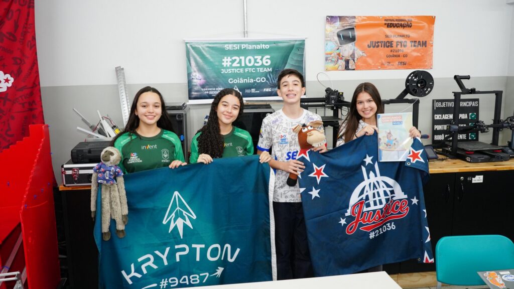 Coleção criada por alunos do Sesi Planalto promove inclusão e acessibilidade no ensino de robótica