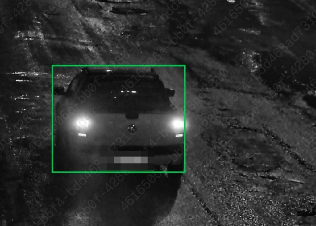 Veículo identificado pela ferramenta (Foto: PMGO)