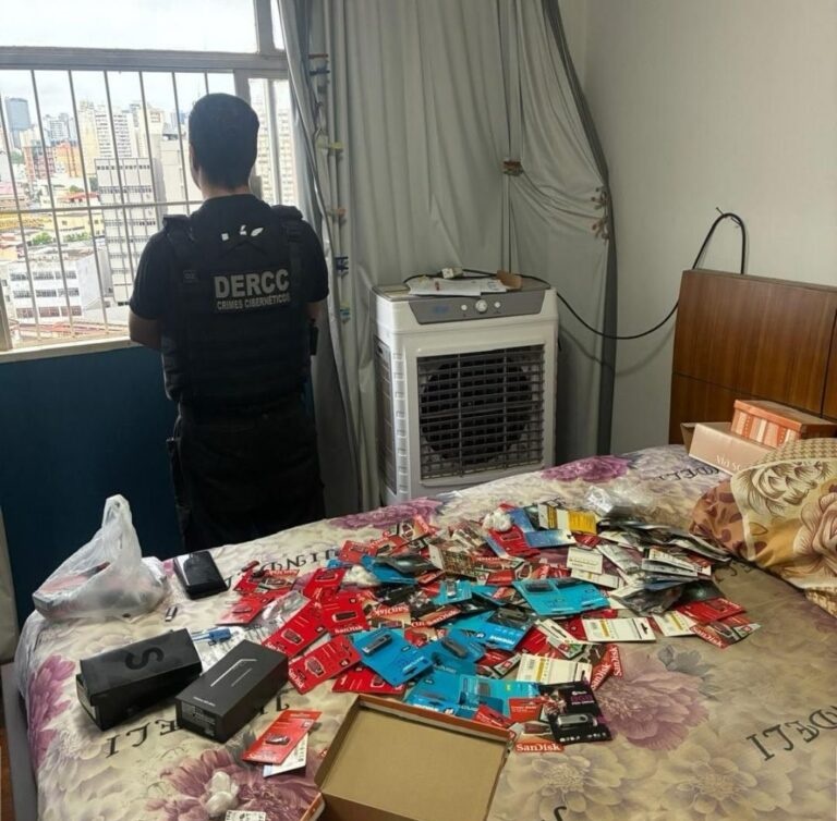 Polícia apreende mais de 180 pen drives com pornografia infantil em Goiânia