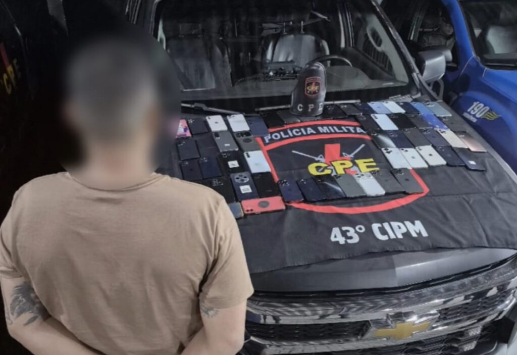 Suspeito de furtar mais de 50 celulares no pré-carnaval de Goiânia é preso