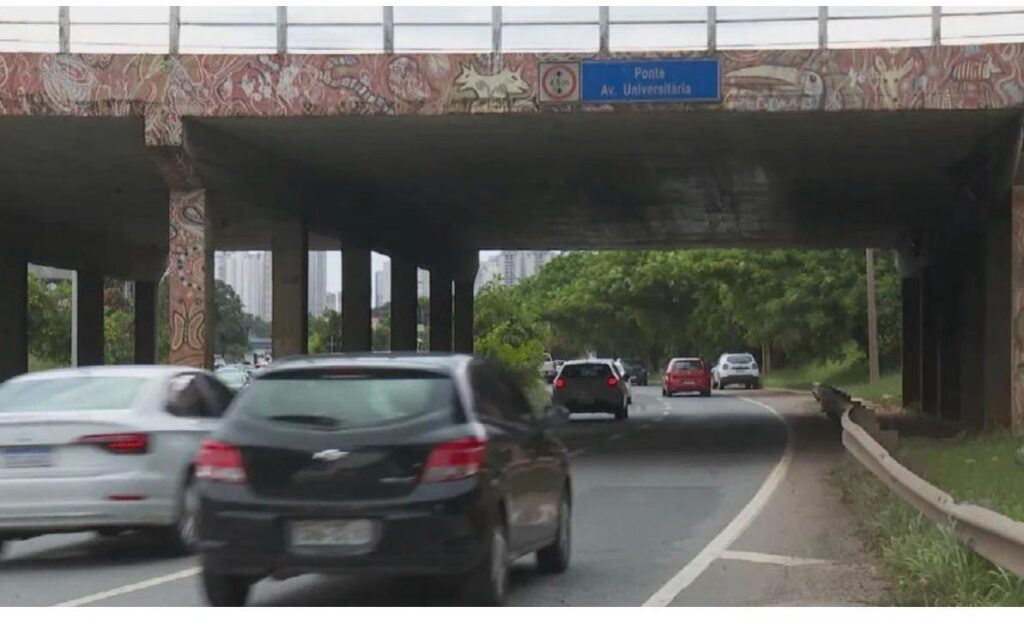 Prefeitura de Goiânia realiza manutenção preventiva na ponte da Avenida Universitária