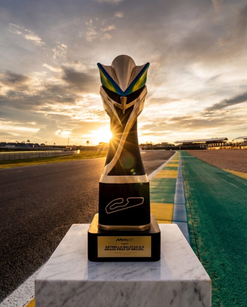 Cerrado inspira troféu para os vencedores do MotoGP Grande Prêmio do Brasil em Goiânia