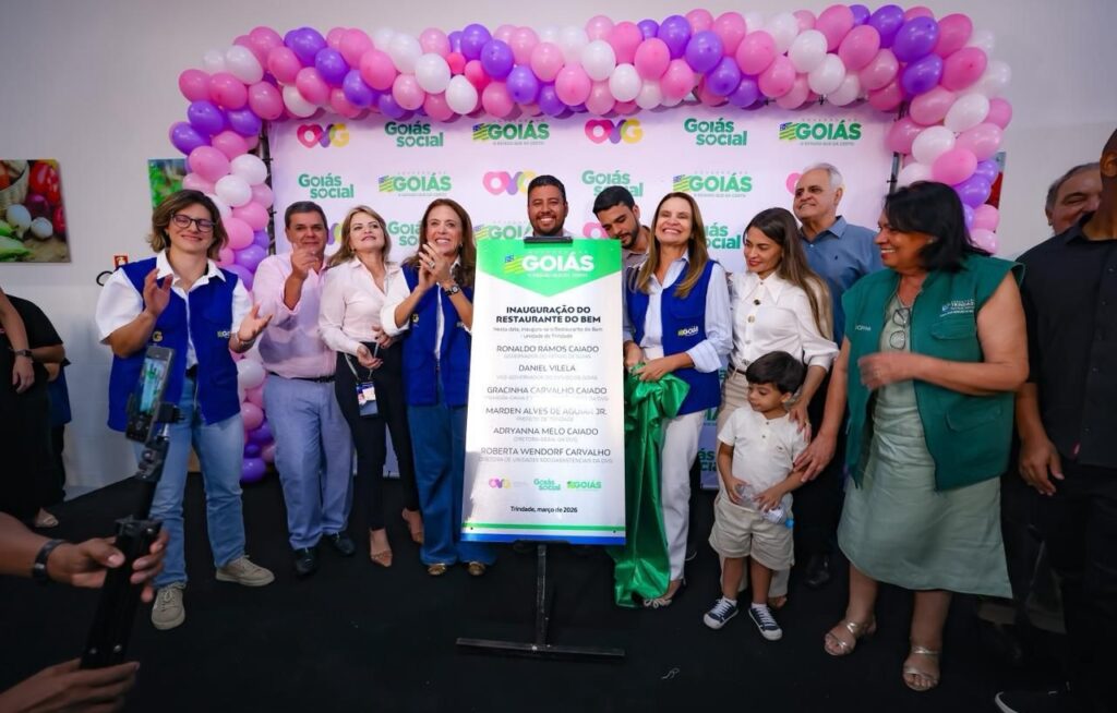 Gracinha Caiado inaugura primeiro Restaurante do Bem em Trindade