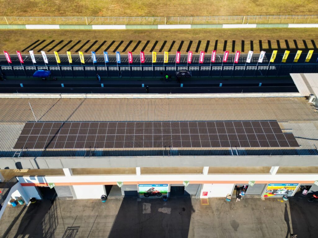 Usina solar do Autódromo de Goiânia (Foto: divulgação)