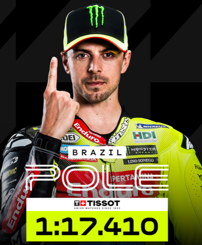 Di Giannantonio conquista pole no GP do Brasil de MotoGP em Goiânia