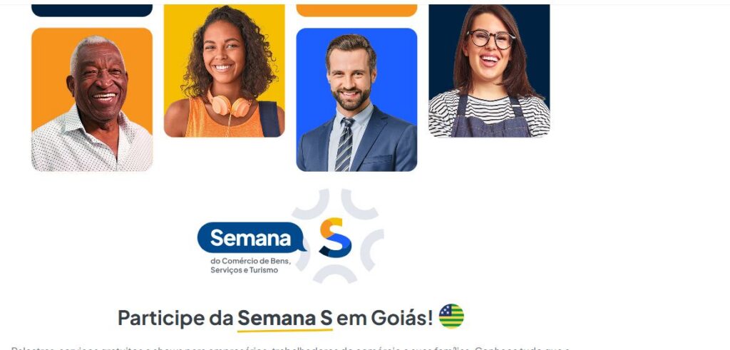 Semana S do Comércio leva serviços gratuitos à população em Goiânia