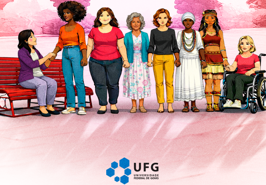 Arte da campanha da UFG (Foto: divulgação)