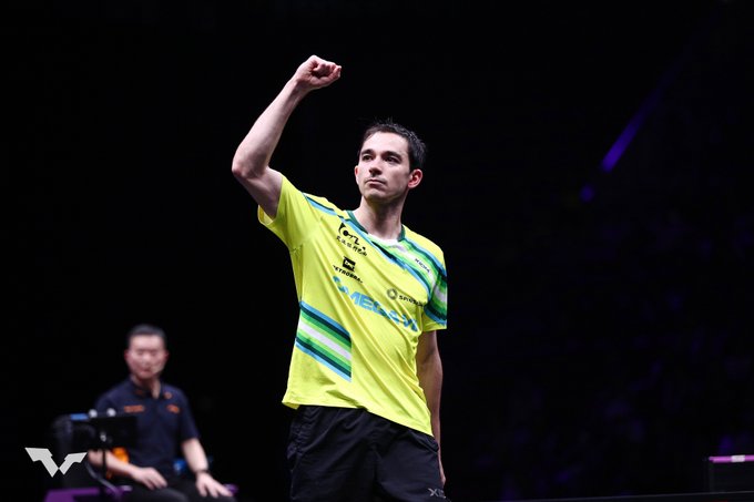 Hugo Calderano inicia defesa do título da Copa do Mundo de tênis de mesa contra 42º do ranking