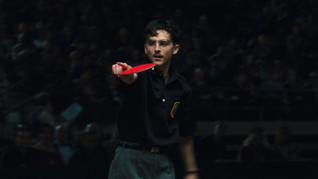 Timothée Chalamet em 'Marty Supreme' (Foto: divulgação)