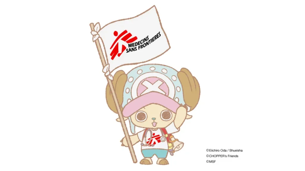 Personagem de ‘One Piece’ vira embaixador dos Médicos Sem Fronteiras