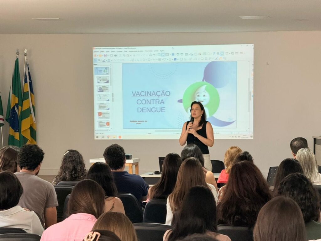 Prefeitura capacita médicos da rede municipal para reforçar atendimento a casos de dengue em Goiânia (foto: divulgação SMS)