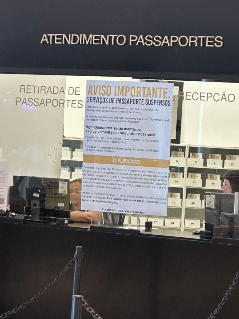 Emissão de passaportes é afetada por mobilização nacional de delegados da PF
