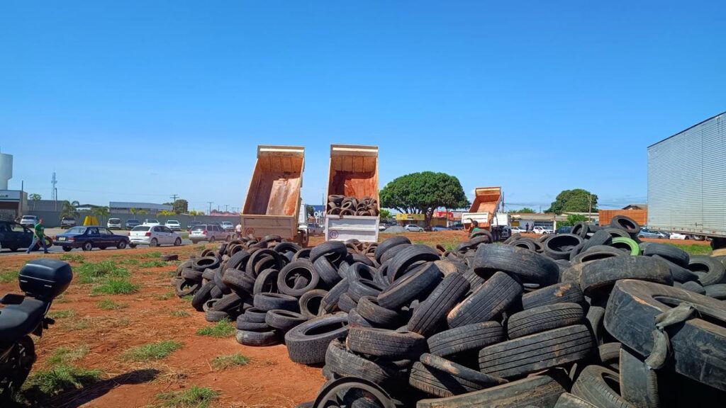 Amma promove Dia D para descarte ambientalmente correto de pneus em Goiânia