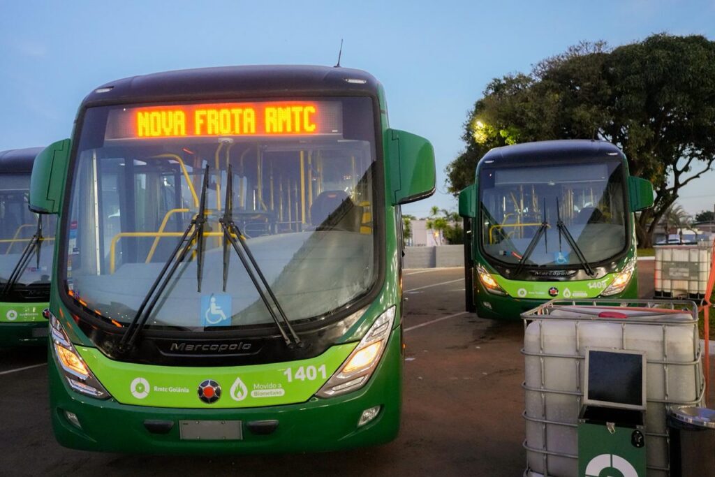 Goiás ganha primeiros ônibus a biometano do Brasil
