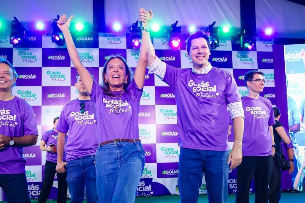 Gracinha Caiado e Daniel Vilela participam do quarto dia do Goiás Social Mulher