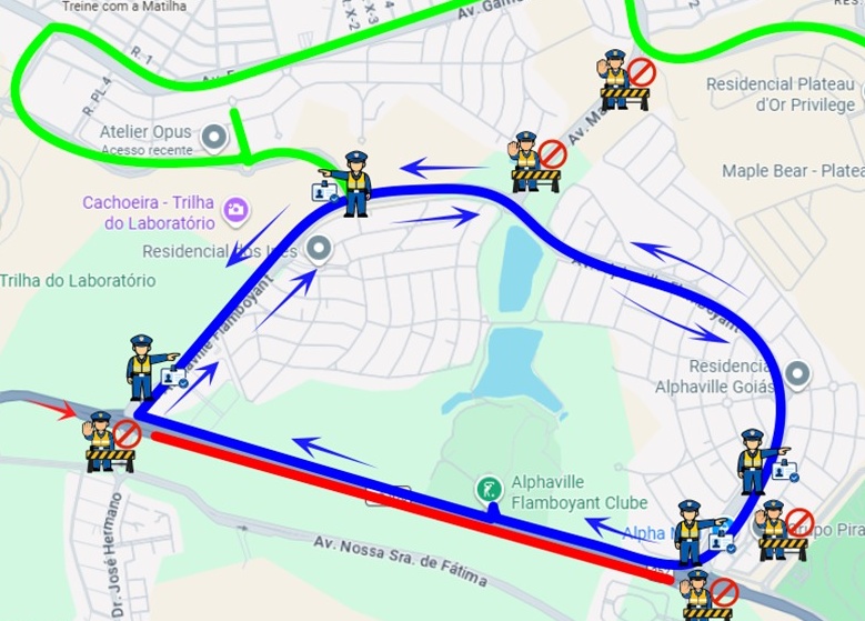 MotoGP Brasil terá controle de acesso na região do Alphaville Flamboyant, em Goiânia (foto: divulgação)