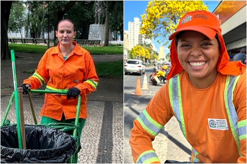Entre passos e varridas, garis são guardiãs da Avenida Goiás