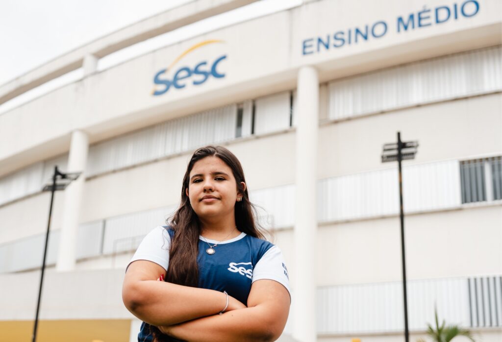 Aluna do Sesc Cidadania é selecionada para etapa internacional na Olimpíada Brasileira de Química