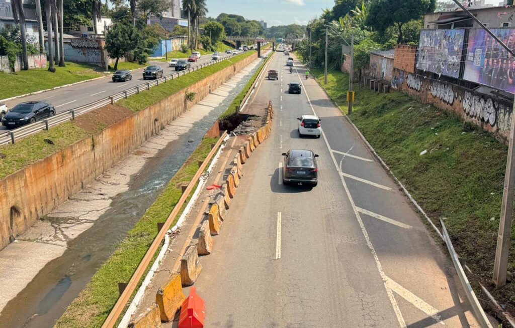 Prefeitura de Goiânia define dois esquemas de desvio para obra na Marginal Botafogo