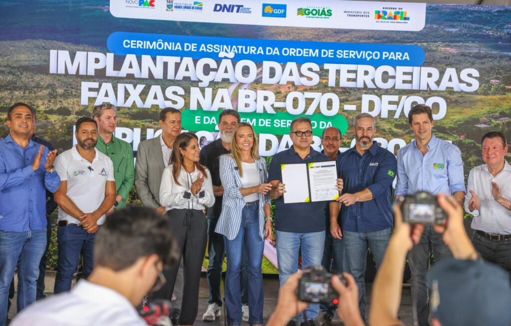 Daniel Vilela destaca avanço viário no Entorno durante lançamento de obras em Águas Lindas