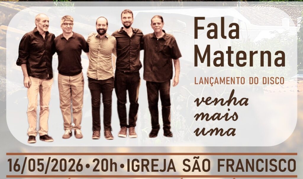 Banda Fala Materna é atração do Encontro de Música e Fé na cidade de Goiás