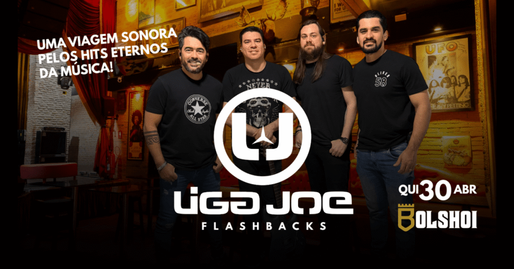 Liga Joe apresenta a tradicional Turnê Flashback em Goiânia