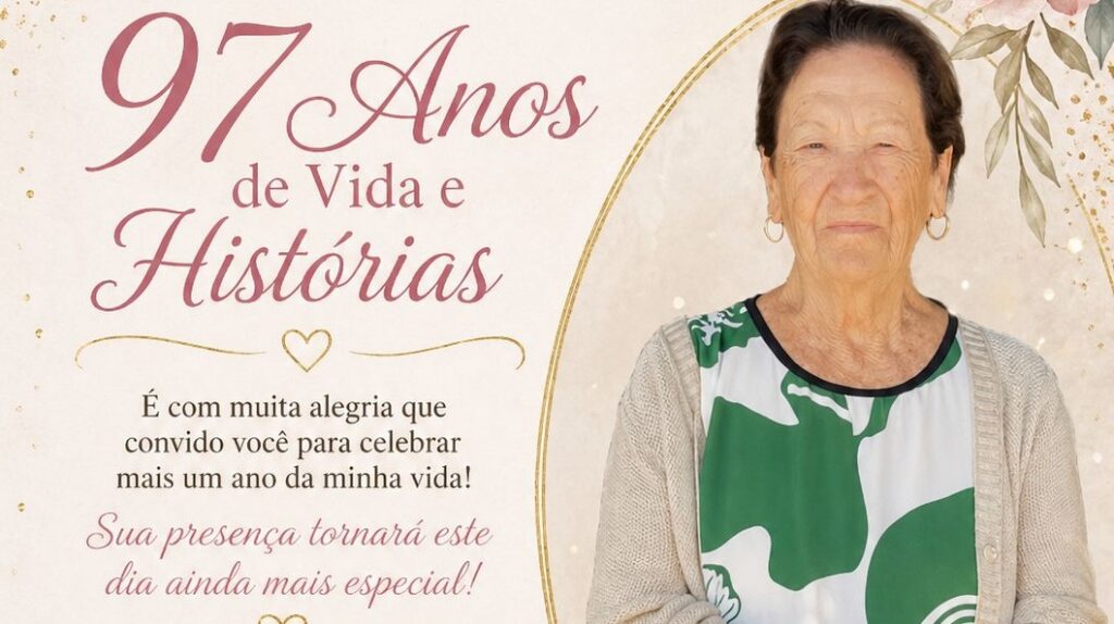 Alice Naves vai comemorar 97 anos em Caldas Novas