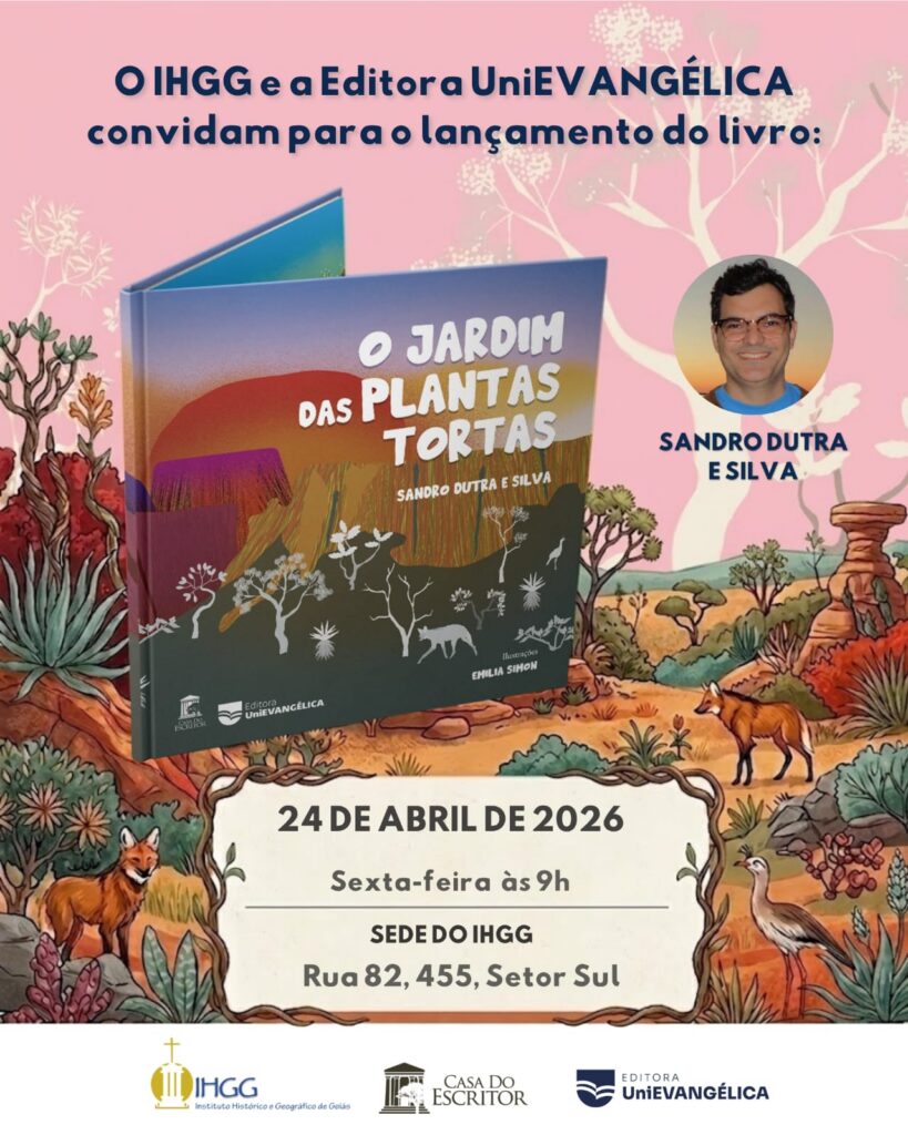 Cerrado é tema de novo livro de Sandro Dutra que será lançado no IHGG