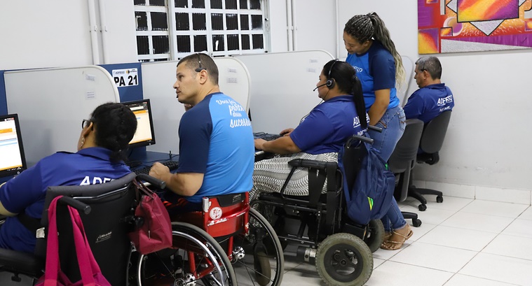 TRE-GO promove atendimento itinerante para pessoas com deficiência em Goiânia