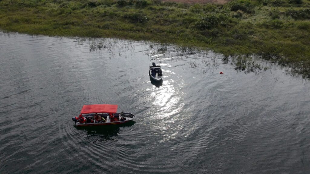 Corpo de homem que se afogou no Lago das Brisas é localizado pelos Bombeiros