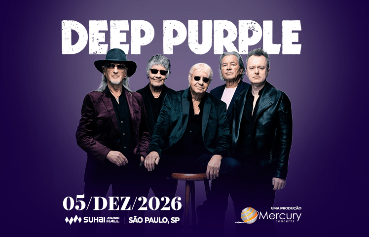 Deep Purple volta ao Brasil para apresentação única em São Paulo