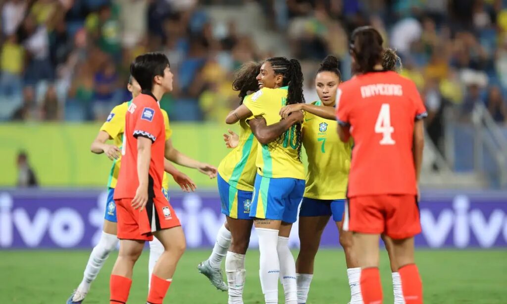 Brasil faz 5 a 1 na Coreia do Sul e estreia com vitória no Fifa Series