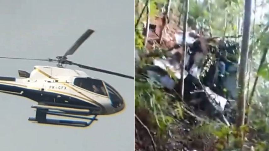Indonésia: queda de helicóptero mata passageiros e tripulantes