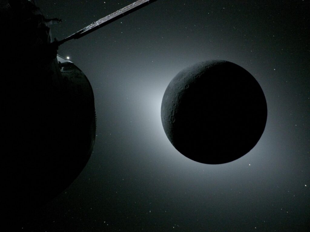 Nasa divulga novas imagens da Lua feitas pelos astronautas da Artemis II